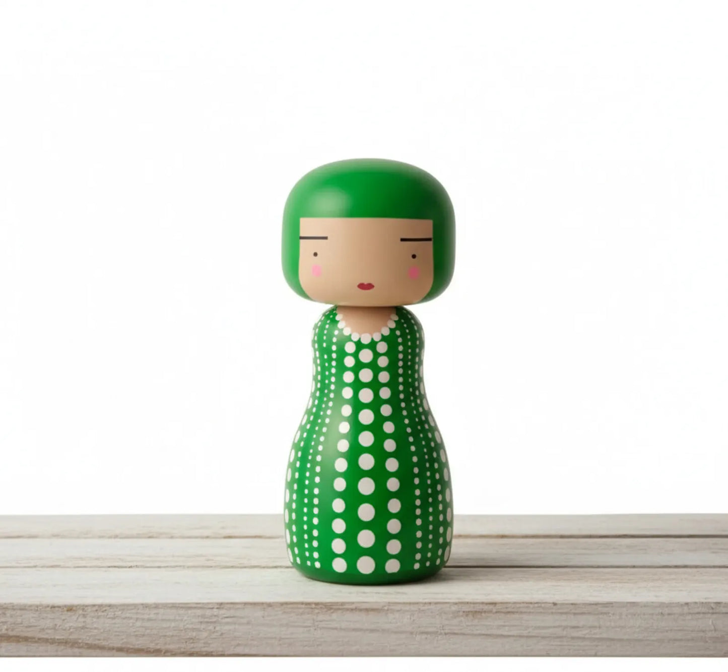 Yayoi Kusama Kokeshi | Dot - Green Limited Edition