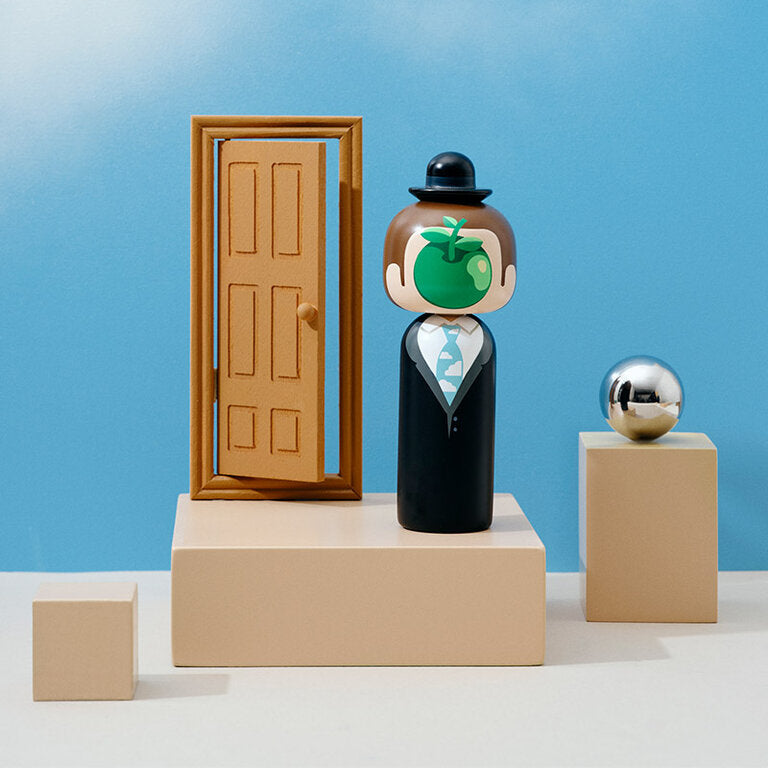 René Magritte Kokeshi |Limited Edition