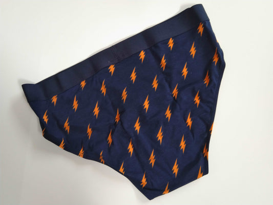 Happy Socks Men's Flash Underwear Brief - Navy