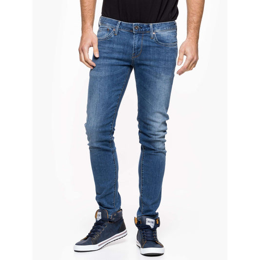 Pepe Hatch Slim-Fit Men's Jean - Mid Blue W34/L34
