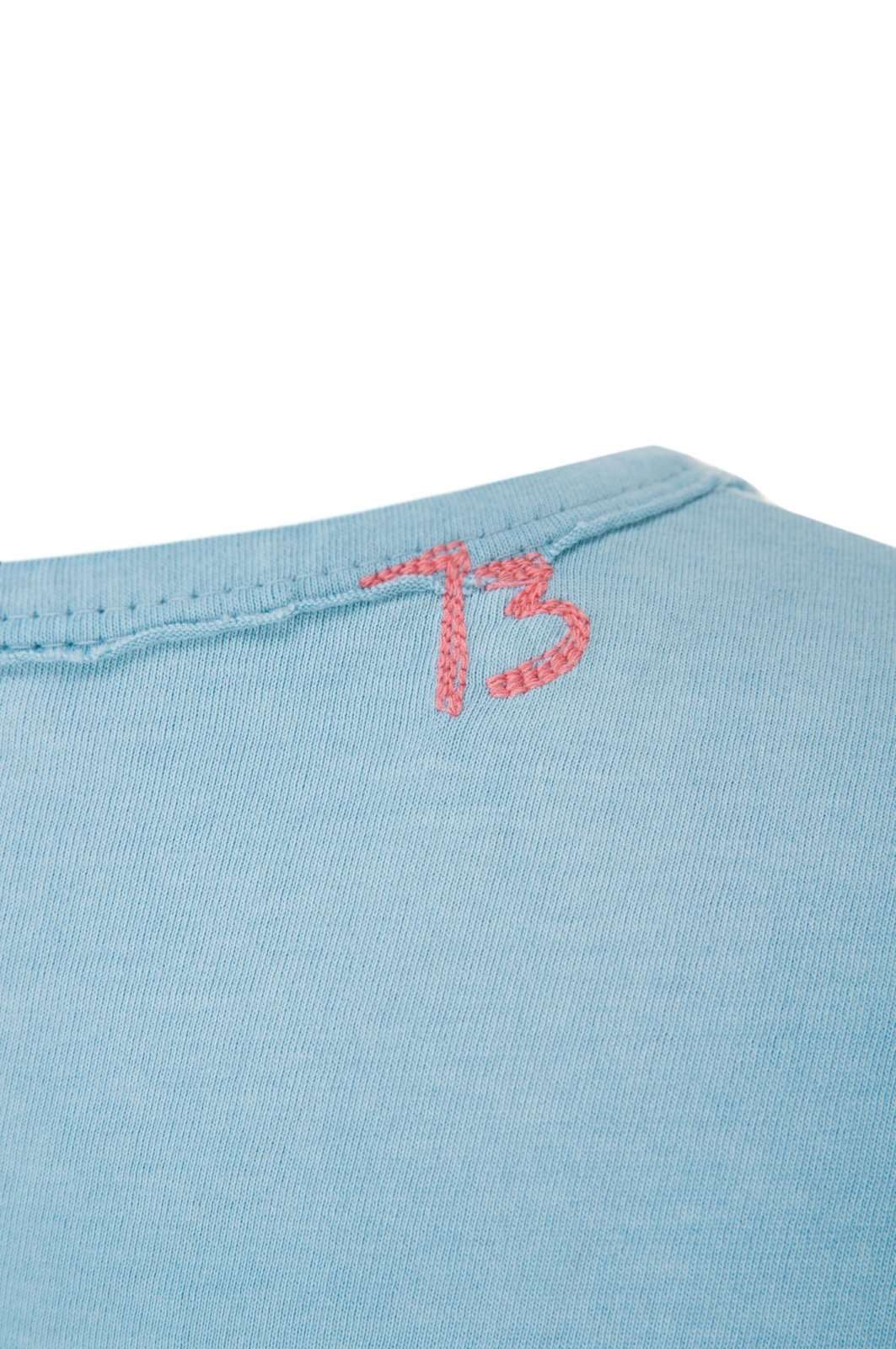 Pepe Woodford Oh No Print Men's T-Shirt - Light Blue