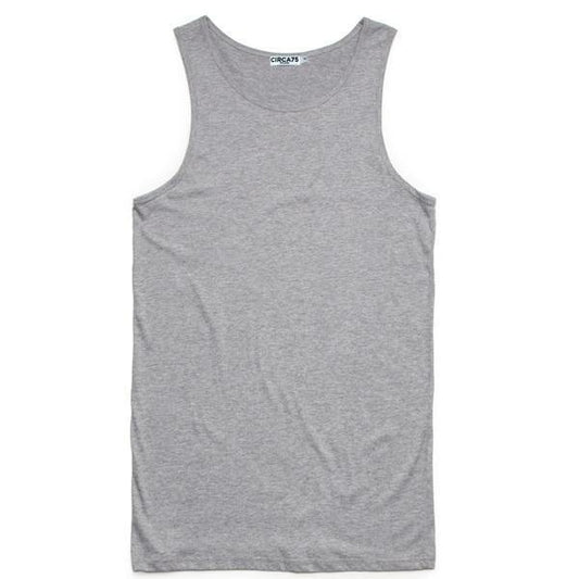 CIRCA75 Men's Singlet - Grey Marle