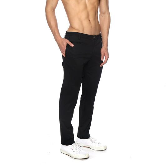 Parke & Ronen Men's Stretch Lido Chino - Black