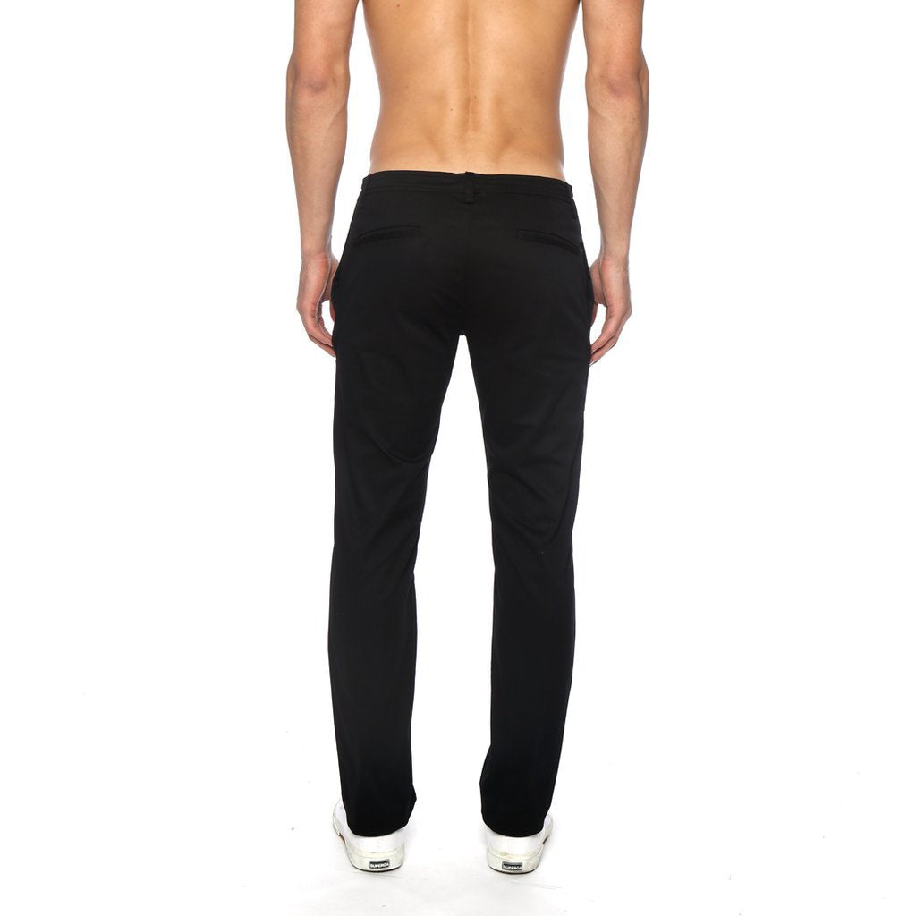 Parke & Ronen Men's Stretch Lido Chino - Black