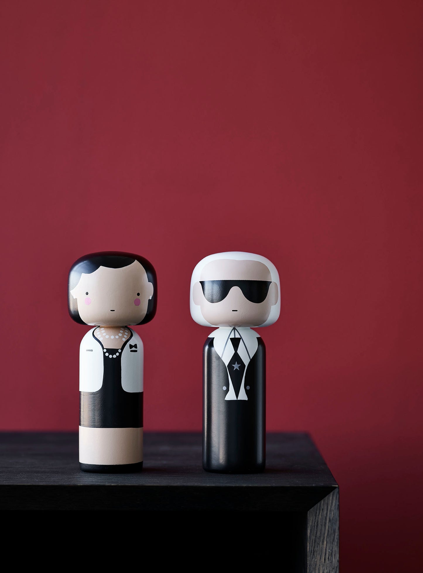 Lucie Kaas Sketch Inc Kokeshi Doll Coco Chanel | CIRCA75