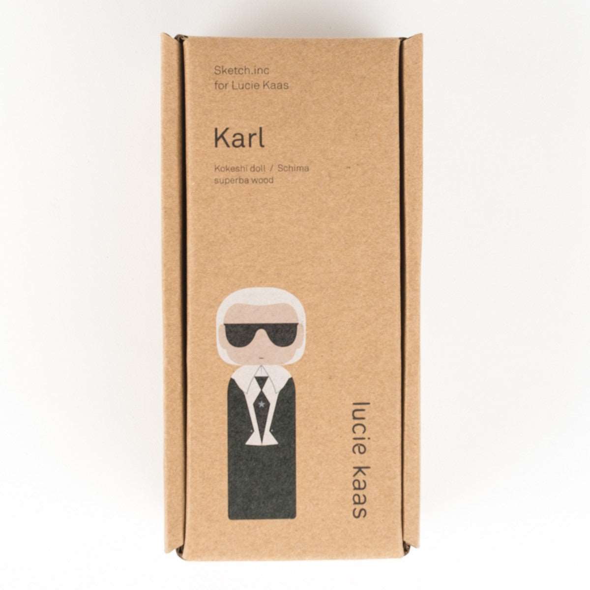 Karl lagerfeld wooden online doll