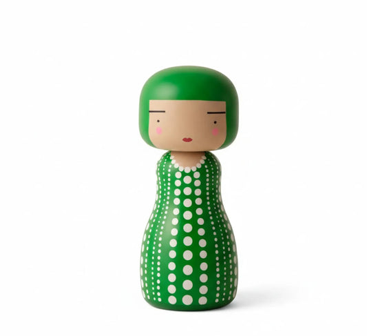 Yayoi Kusama Kokeshi | Dot - Green Limited Edition
