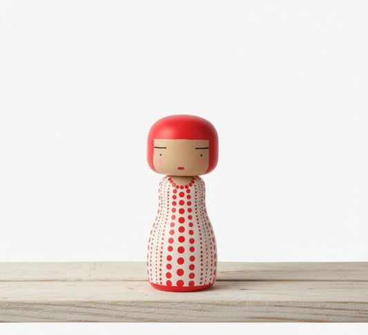 Yayoi Kusama Kokeshi | Dot - Red Limited Edition