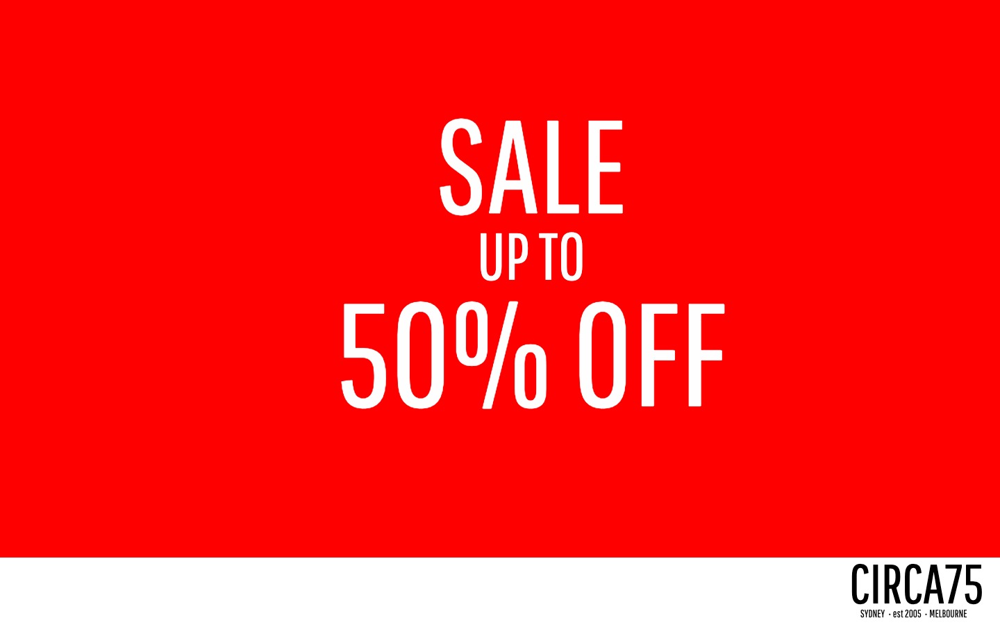 Up to 50% off mens chinos, jeans, shorts, swimwear, tshirts, shoes and more online at CIRCA75
