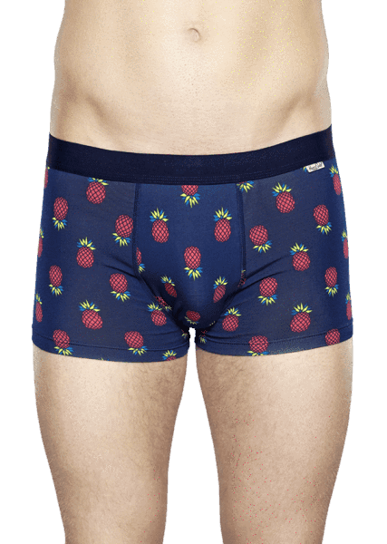Happy Socks Men's Pineapple Underwear Trunk