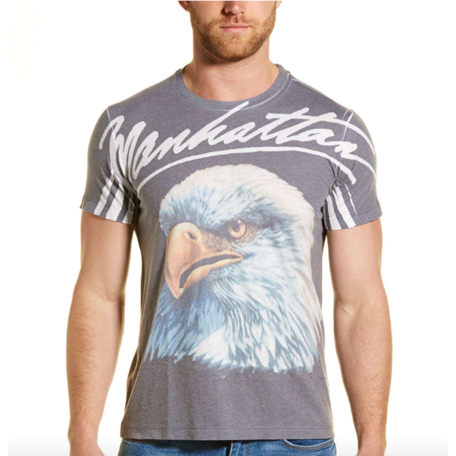Sol Angeles Manhattan Eagle Men's Crew Neck T-Shirt | CIRCA75.