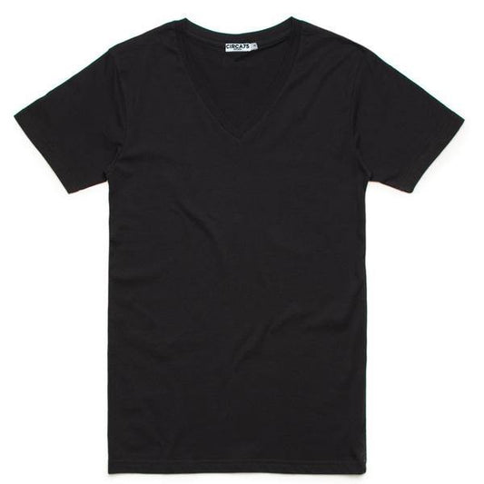 CIRCA75 V-Neck Men's T-Shirt - Black