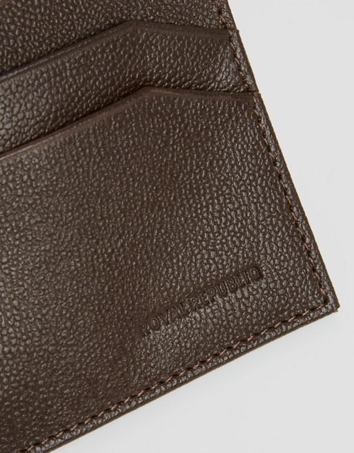Royal RepubliQ Fuze Leather Cardholder - Brown | CIRCA75.