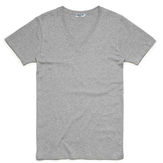 CIRCA75 V-Neck Men's T-Shirt - Grey Marle | CIRCA75