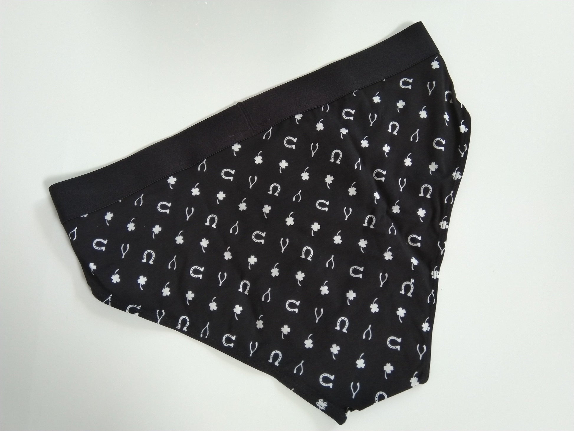 Happy Socks Lucky Brief Men's Underwear - Black | CIRCA75