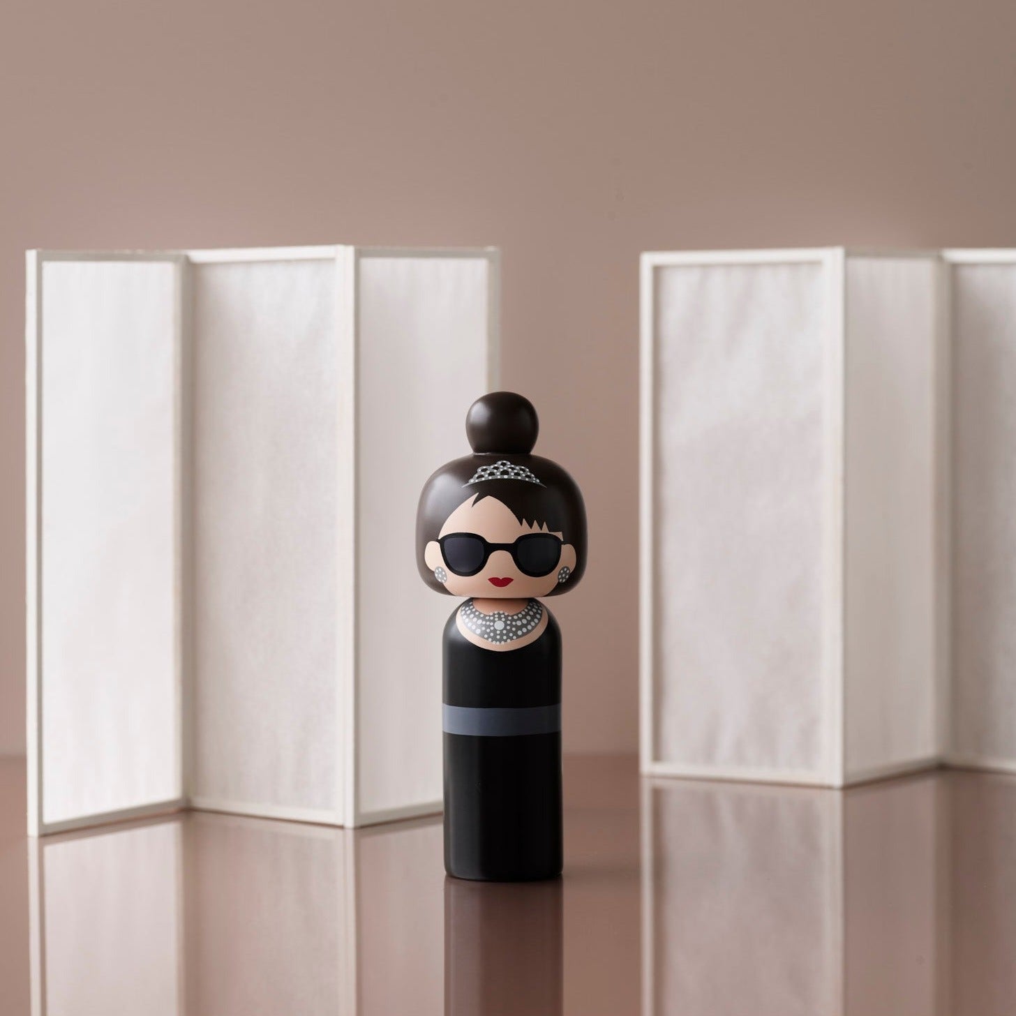 Audrey Hepburn Kokeshi Doll - 1