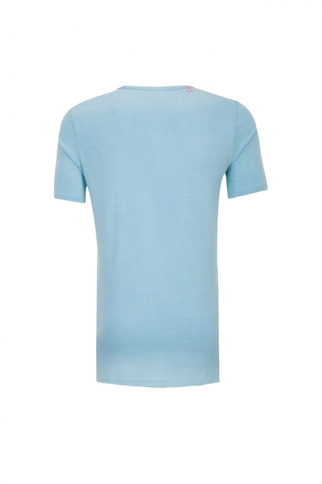 Pepe Woodford Oh No Print Men's T-Shirt - Light Blue